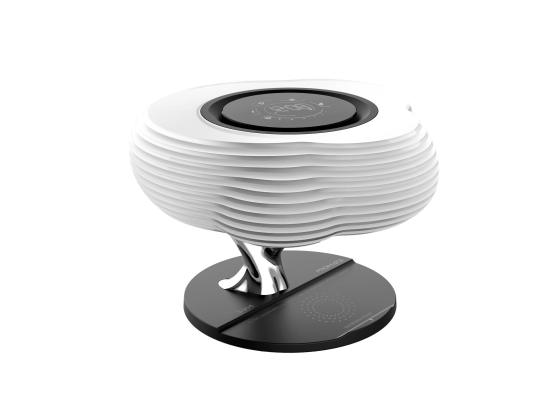 Promate HomeCloud  3-in-1 Cloud Design Wireless Speaker with LED Nightlight and Wireless Charger